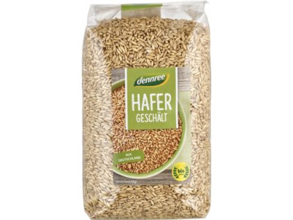 Dennree Hulled Oats 1 kg organic