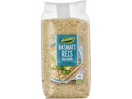 Dennree Basmati rizs teljes kiőrlésű 1kg bio