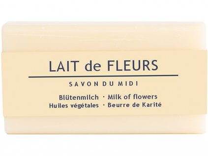 Savon du Midi Mýdlo s bambuckým máslem KVĚTINOVÉ MLÉKO 100g eco