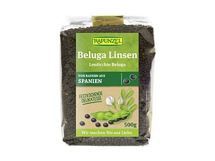 Rapunzel Čočka černá Beluga 500g bio