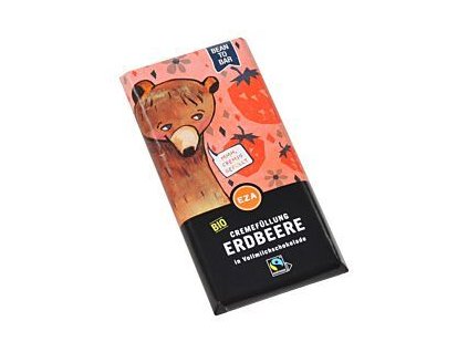 Eza Mliečna čokoláda jahodová 100g bio
