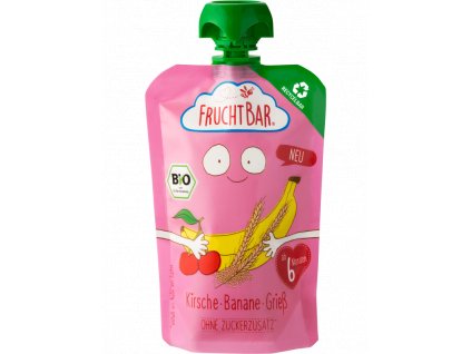 Fruchtbar Pyré čerešne banán krupica 100g bio