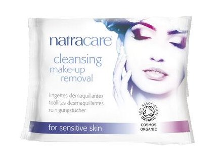 Natracare Nedves sminktörlő 20db eco