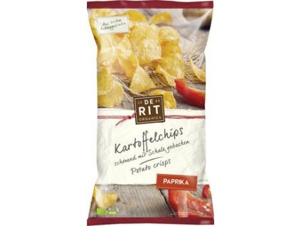 De Rit Zemiakové chipsy paprika 125g bio