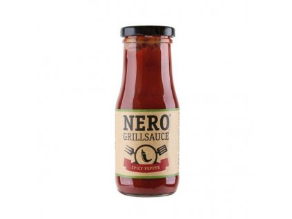 Nero Barbecue sos piper picant 250ml organic