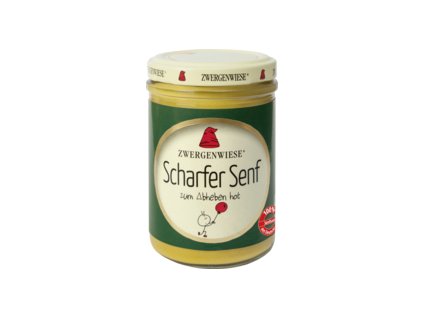Zwergenwiese Scharfer Senf 160 ml bio