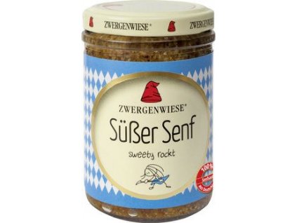 Musztarda słodka Zwergenwiese 160 ml organiczna