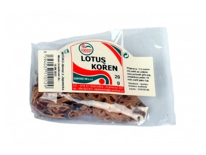 Rădăcină de lotus întreg 20g SUNFOOD VM