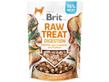 Pochúťka Brit Raw Digestion Freeze-dried Kurča 40g
