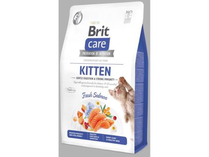Brit Care Cat Grain-Free Kitten Sanfte Verdauung & starke Immunität Lachs 2 kg