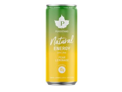 Natural Energy Drink 330ml pear lemonade