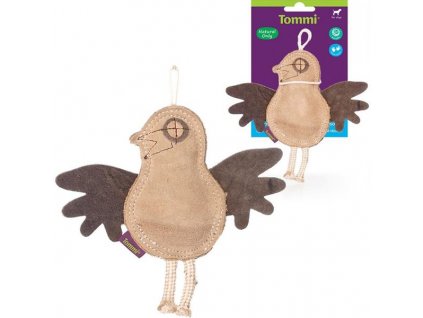Natural Only Sparrow Leather Toy 24x22x4cm Tommi