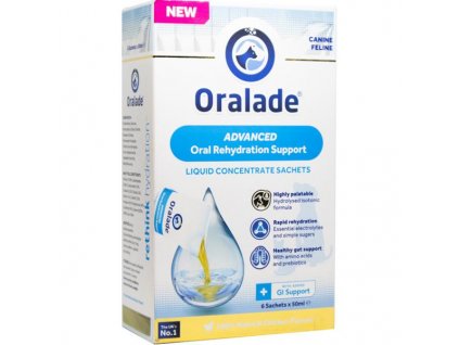 Oralade rehydration concentrate dog and cat 6x50ml