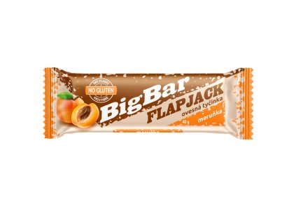 Flapjack gluténmentes zabszelet - sárgabarack - Big Bar 40g