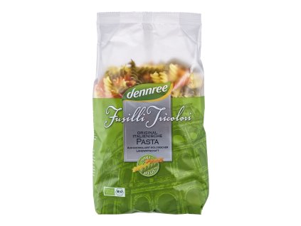 Cestoviny Fusilli Tricolori 500 g BIO DENNREE