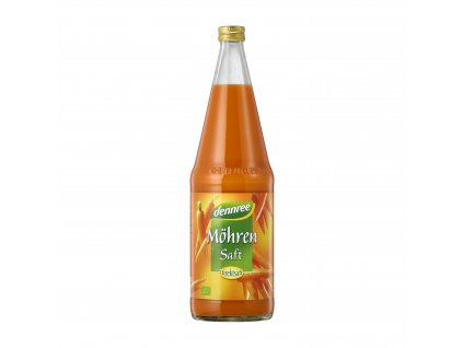 Šťáva mrkvová láhev 1000 ml BIO DENNREE