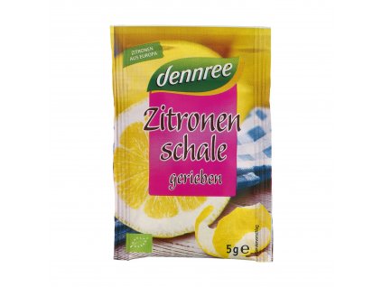 Geriebene Zitronenschale 5 g BIO DENNREE