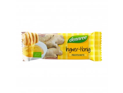 Honey-ginger bar 40 g BIO DENNREE