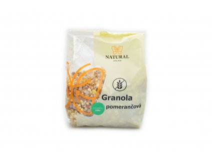 Granola pomarańczowa bezglutenowa - Naturalna 200g