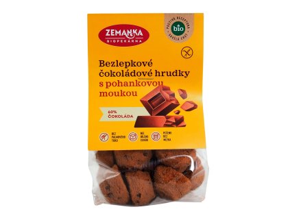 Buckwheat lumps with chocolate, gluten-free, 100 g, BIO ZEMANKA