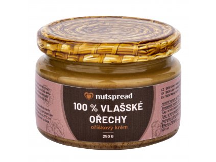 VÝPRODEJ!!!Krém z pražených vlašských ořechů 250 g NUTSPREAD