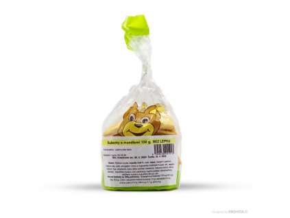 Sušenky s mandlemi bezl. 150g MEDÁNEK