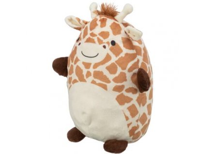 Plush giraffe with memory effect 26 cm, beige / brown