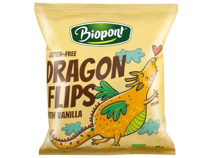 Křupky kukuřičné s vanilkou 25 g BIO BIOPONT