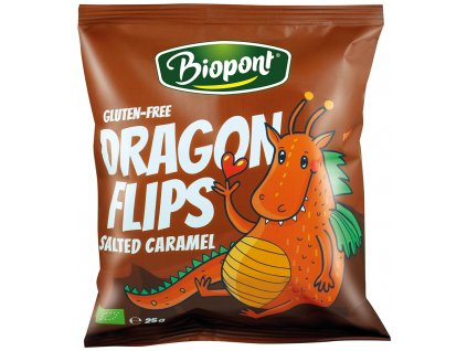 Chrumky kukuričné so slaným karamelom 25 g BIO BIOPONT