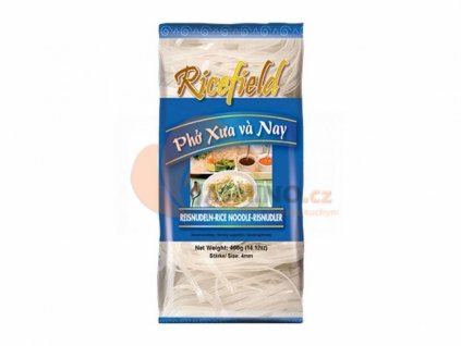 FIDEI largi de orez RICEFIELD Xua&Nay 400g