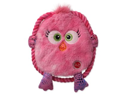 Dog Fantasy Monsters toy chicken drying with rope pink 18cm