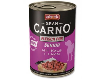 Animonda GranCarno dog konz. Senior- hovězí, jehně 400 g