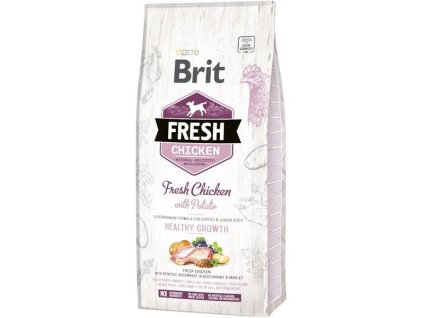Brit Fresh Puppy Chicken Growth burgonyával 12 kg