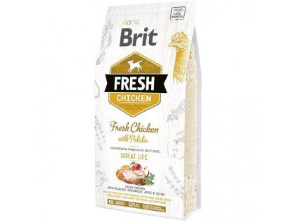 Brit Fresh Adult Great Life Chicken & Potato 2,5 kg