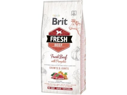 Brit Fresh Puppy Duża Wołowina z Dynią 12 kg