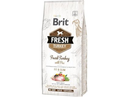 Brit Fresh Light Fit & Slim Indyk z Groszkiem 12 kg