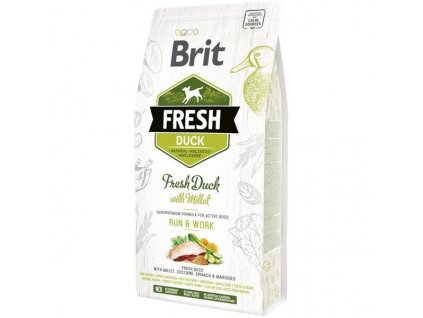 Brit Fresh Active Run & Work Duck & Millet 2,5 kg