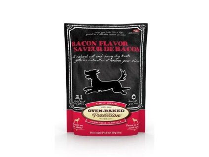 OBT All Natural puha és rágós BACON 227 g, natúr finomság szalonnával
