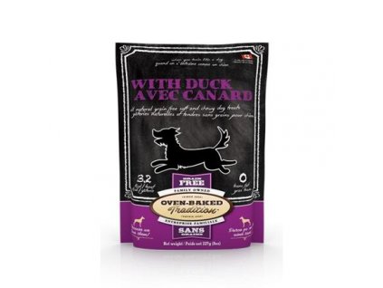 OBT All Natural Grain Free puha és rágós KACSA 227 g, gluténmentes finomság kacsahússal
