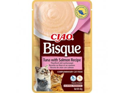 Inaba Ciao Bisque tuniak a losos 40 g