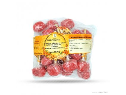 Málnás nyalóka 10gx20db CRICKET