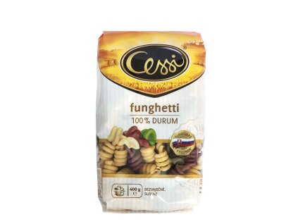 Cestoviny semolínovej funghetti trojbar. 400g CESSI