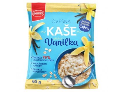 Kaše ovesná vanilková 65g SEMIX