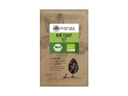 VERKAUF!!! Gewürz schwarzer Pfeffer ganz 20 g BIO IT'S NATURAL