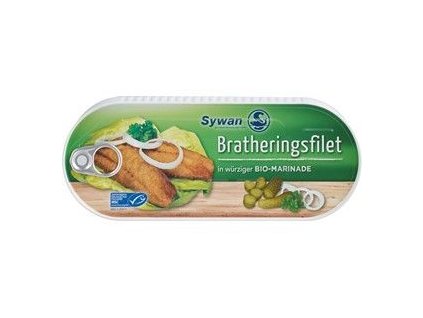 Sywan Fried herring fillets with marinade 325 g organic