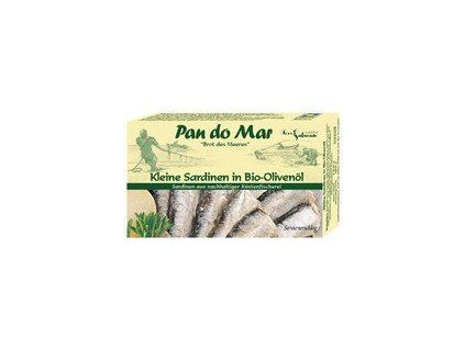 Pan do Mar Sardinky v BIO olivovém oleji 120g msc