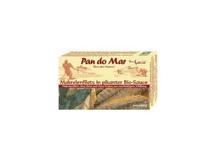 Pan do Mar makréla BIO fűszeres szószban BIO olívaolajjal 120 g msc