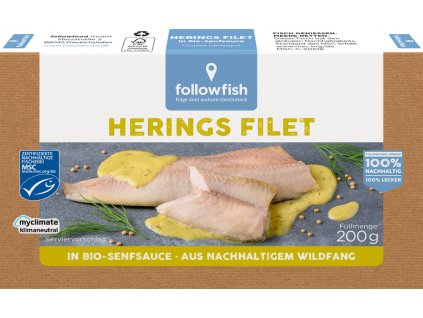 Followfish Filet zo sleďa v horčičnej omáčke 200 g msc