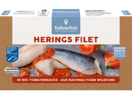 Followfish Filet ze sledě v rajčatové omáčce 200g msc