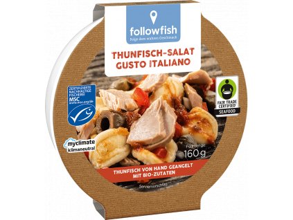 Sałatka z tuńczyka Followfish Gusto Italiano 160 g msc